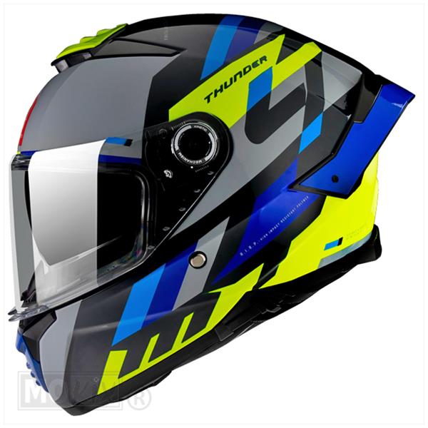 HELM THUNDER 4 SV ERGO ZWART/BLAUW (S )